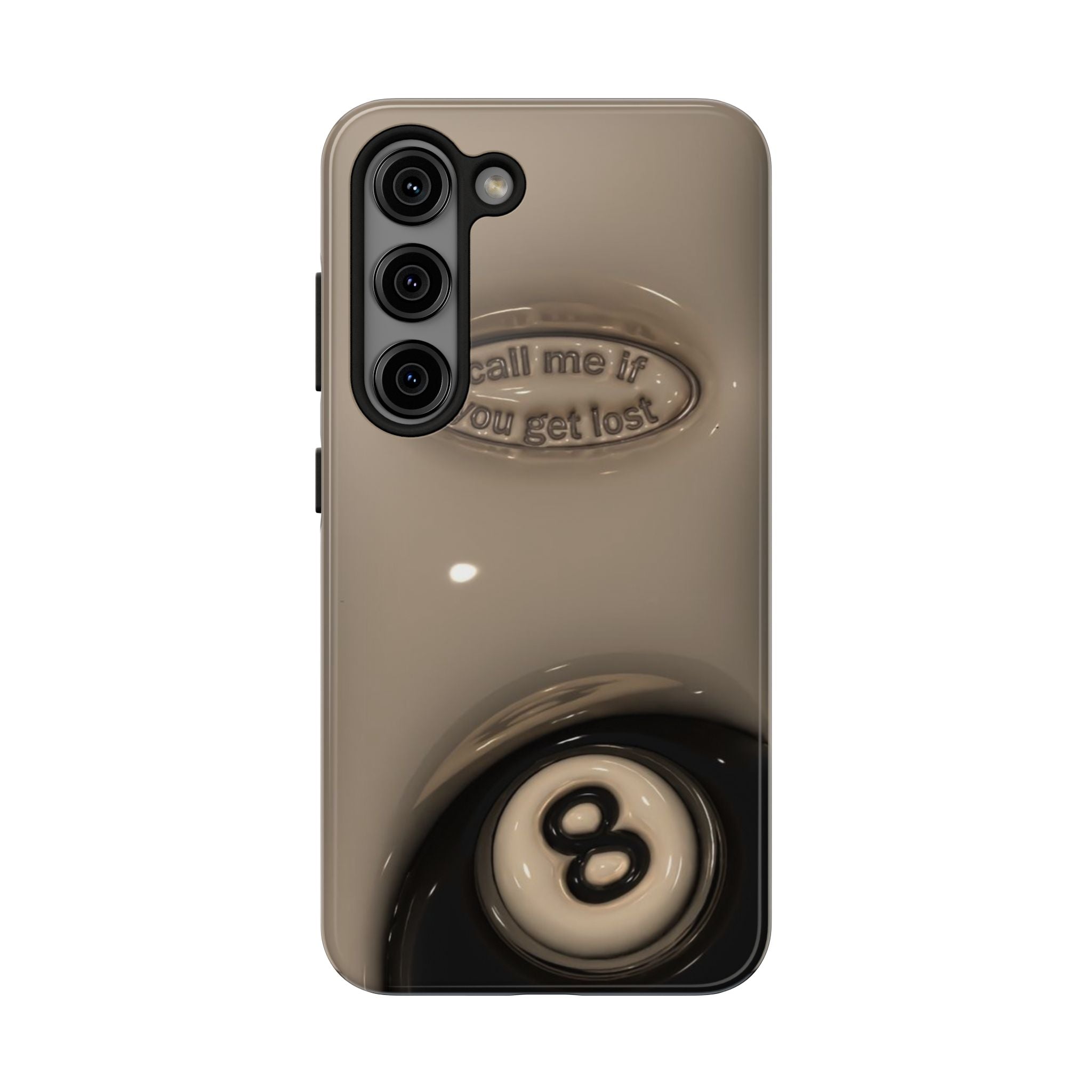 8-Ball 'Call Me If You Get Lost' Tough Phone Case
