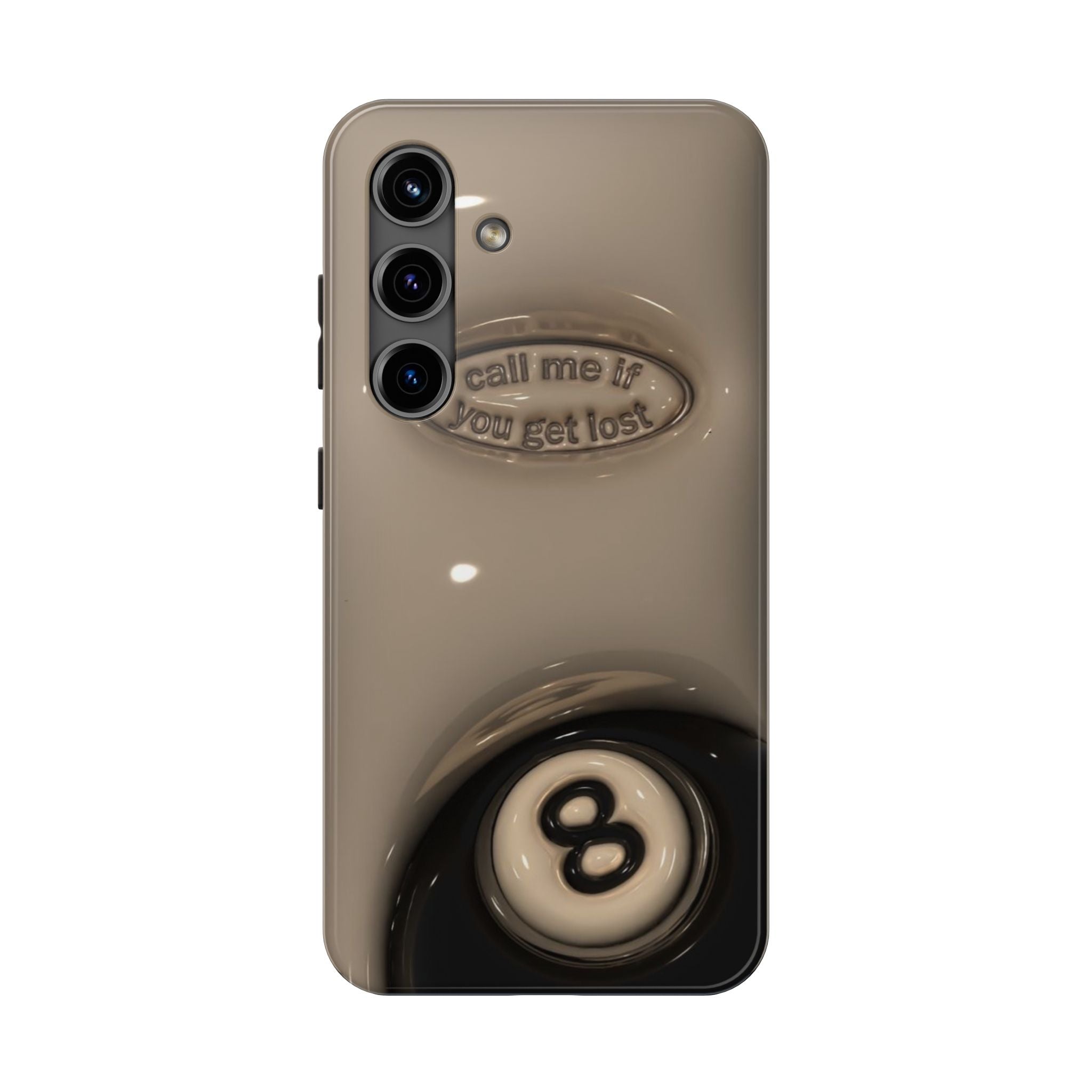 8-Ball 'Call Me If You Get Lost' Tough Phone Case