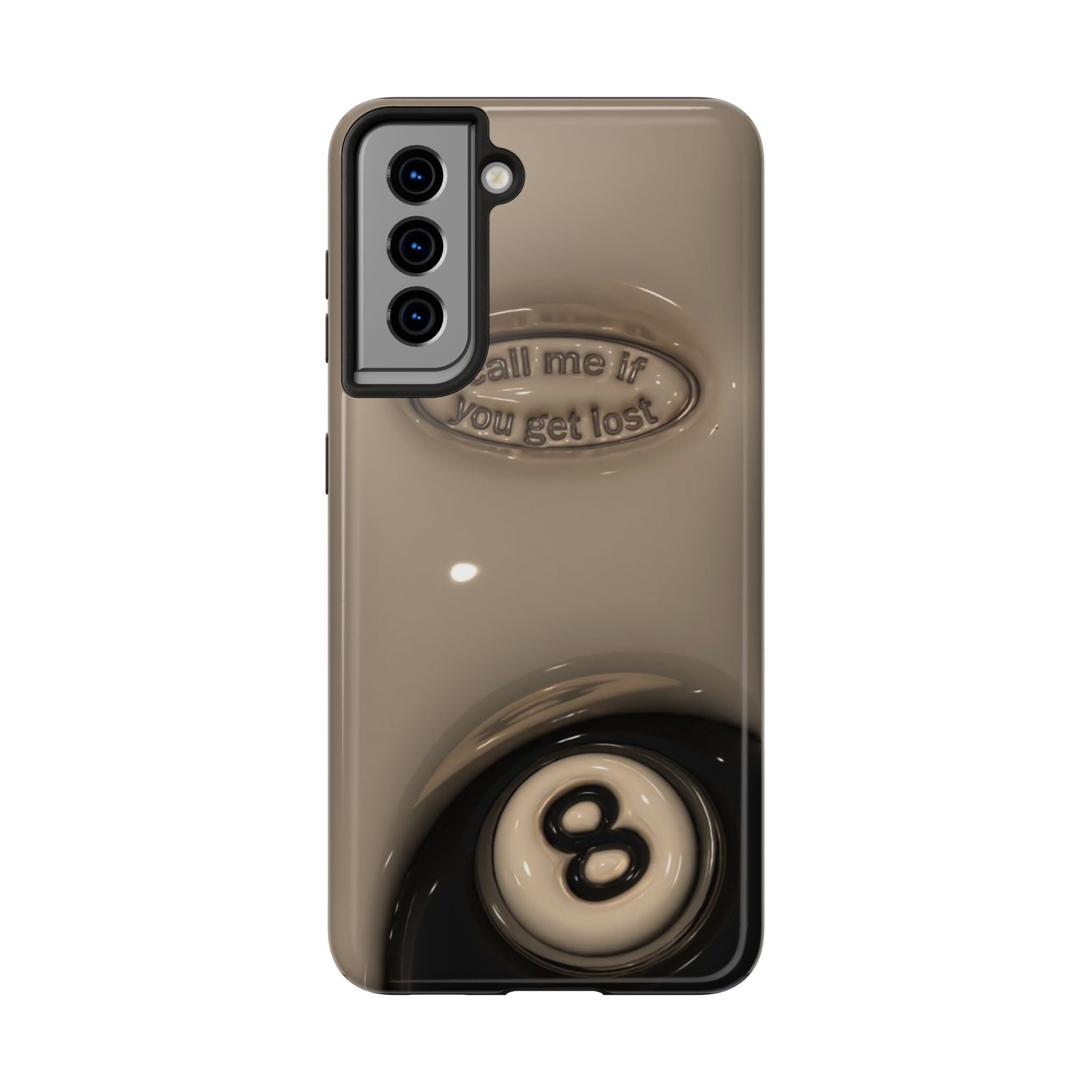 8-Ball 'Call Me If You Get Lost' Tough Phone Case